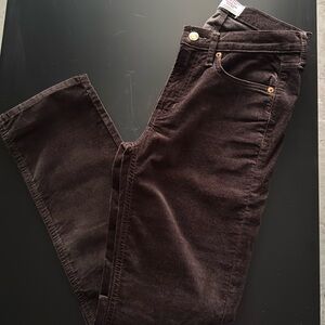 Gap high rise velvet vintage slim jeans with Washwell size 26 R